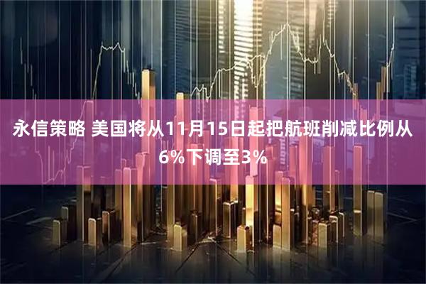 永信策略 美国将从11月15日起把航班削减比例从6%下调至3%