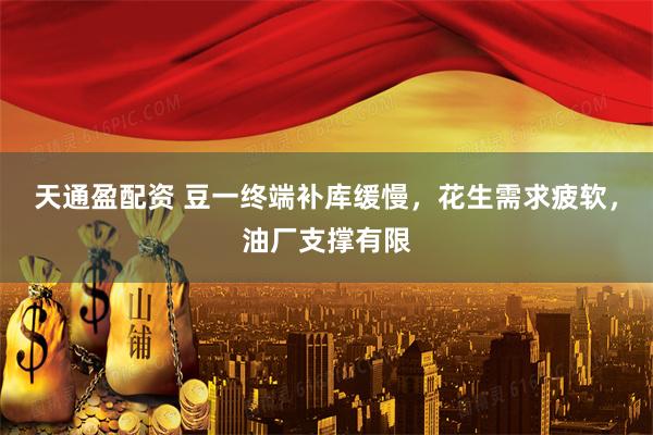 天通盈配资 豆一终端补库缓慢，花生需求疲软，油厂支撑有限